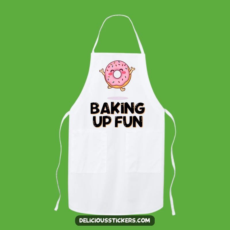 Funny Donut Apron: Sprinkle Dance - Kitchen Fun for Bakers!