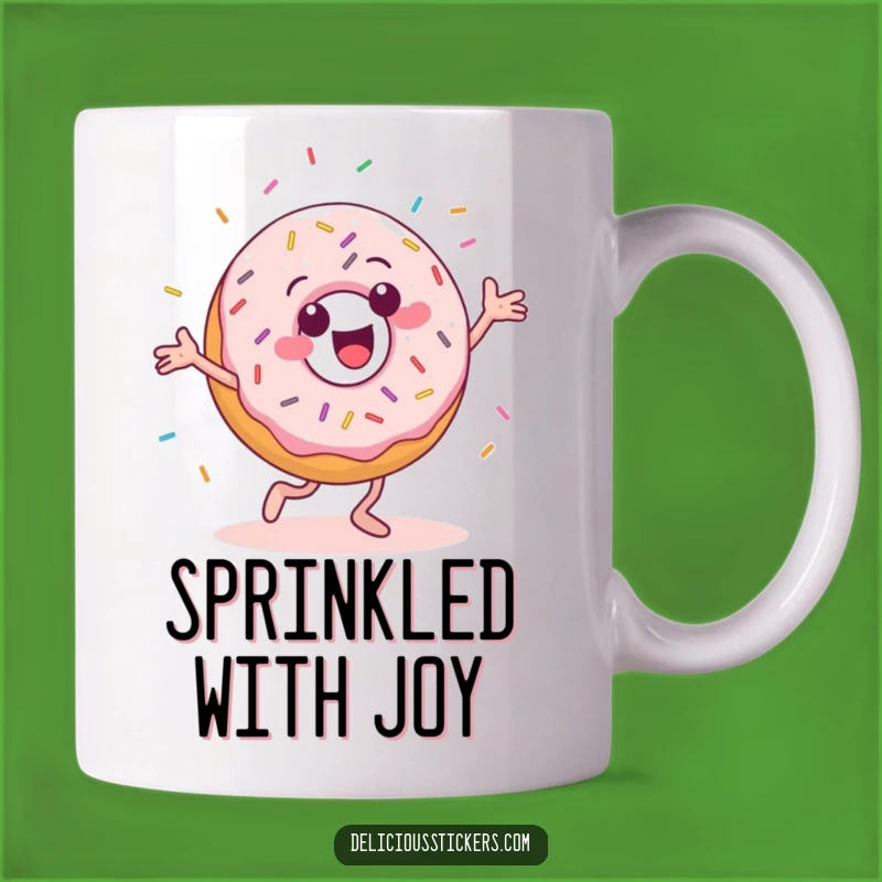 Funny Donut Dance Mug: A Sweet and Hilarious Treat for Dessert Lovers!