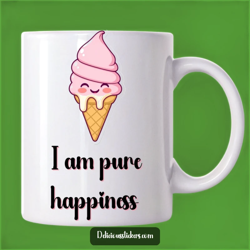 Funny Melting Ice Cream Cone Mug: A Joyful Treat for Dessert Lovers, Perfect Funny Gift
