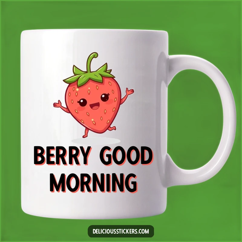 Funny Strawberry Jig Mug: Joyful Berry Fun, Perfect Gift for Fruit Lovers