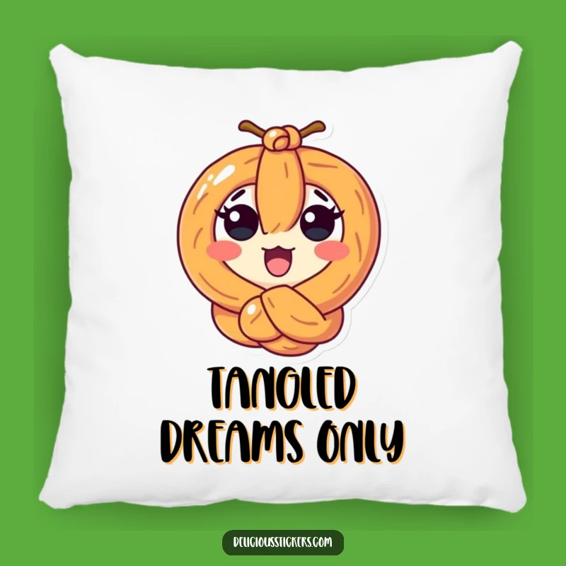Cozy Funny Pretzel Knot Pillow - Humorous Comfort for Your Home