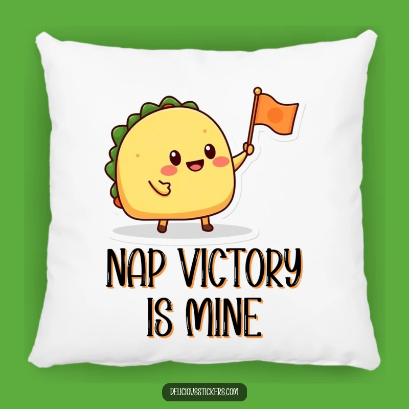 Funny Taco Pillow: Cozy & Cheerful Accent for Sofas & Fiesta Decor