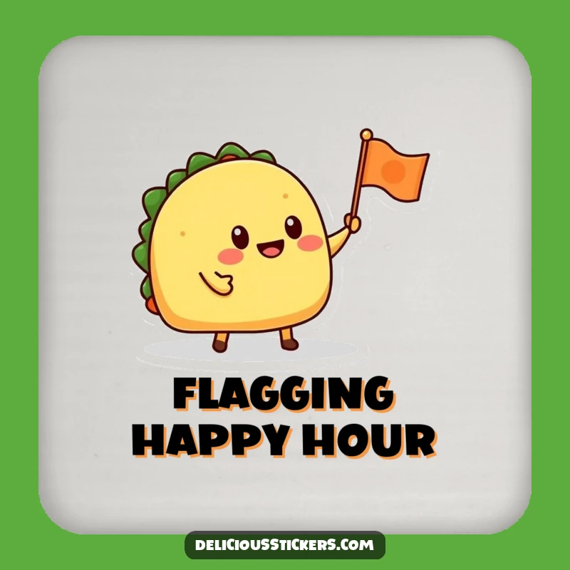 Funny Taco Coaster: Protect Surfaces with Festive Fiesta Charm