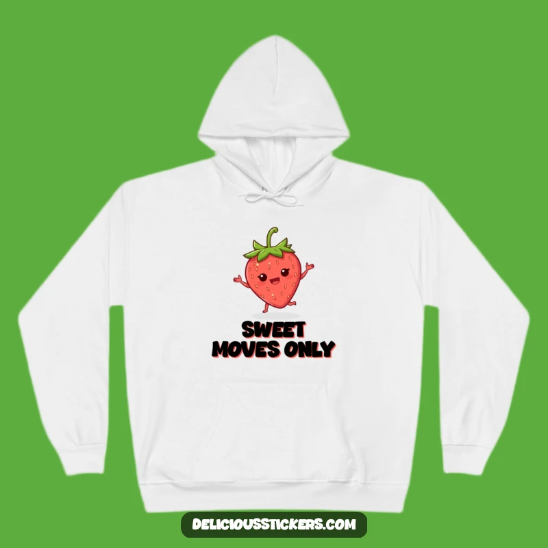 Funny Berry Bounce Hoodie: Cozy & Joyful Fruit Pullover, Warm Gift Idea