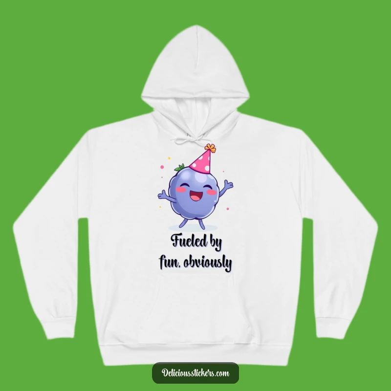 Funny Blueberry Hoodie: Cozy & Cheerful Party Wear for Fun Lovers