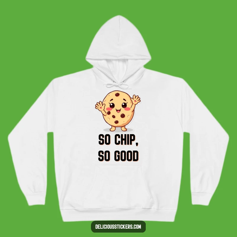 Funny Waving Cookie Hoodie: Stay Cozy with This Hilarious Sweet Treat