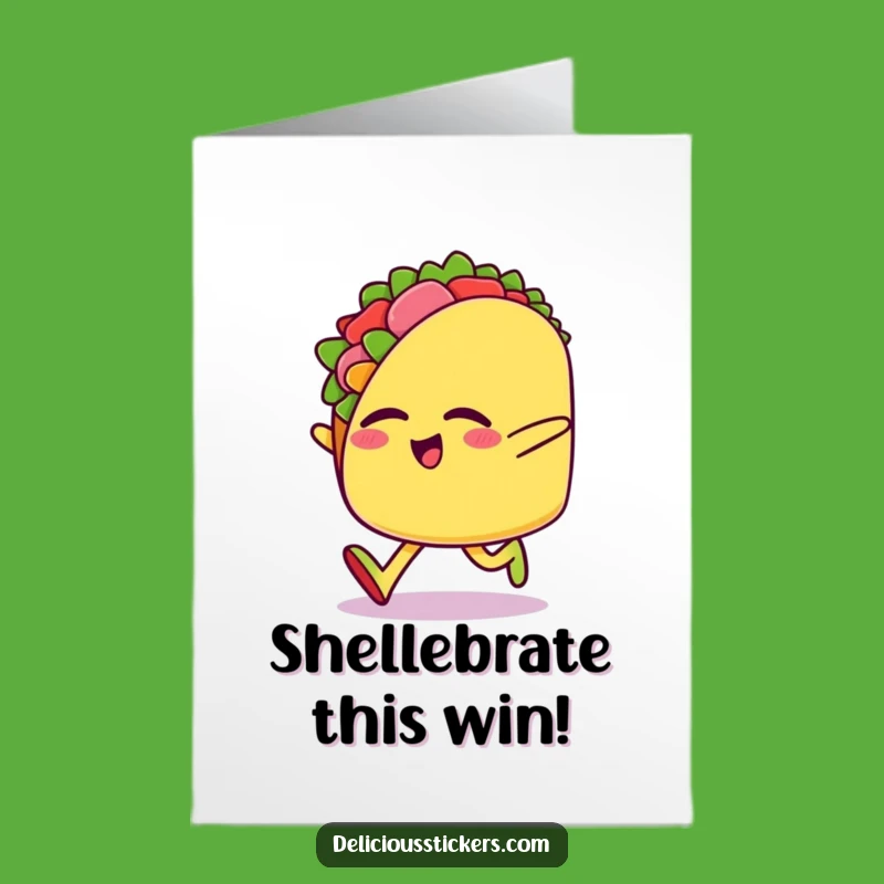 Free Printable Congratulations Card: Taco Skip Funny Downloadable Gift Greeting