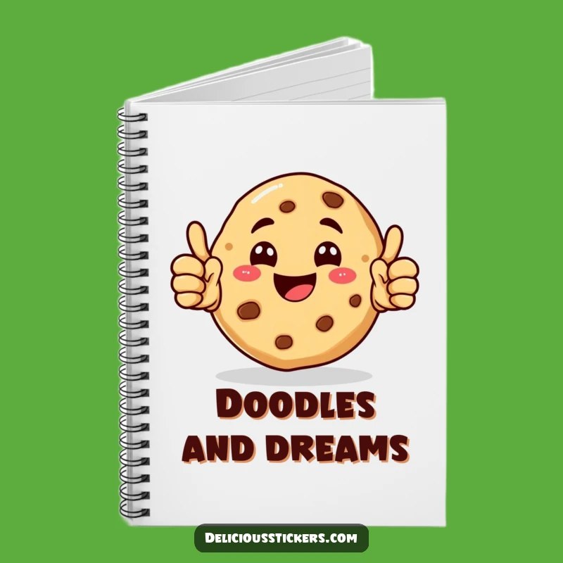 Funny Cookie Notebook - Happy Character Pages, Ideal Funny Gift!