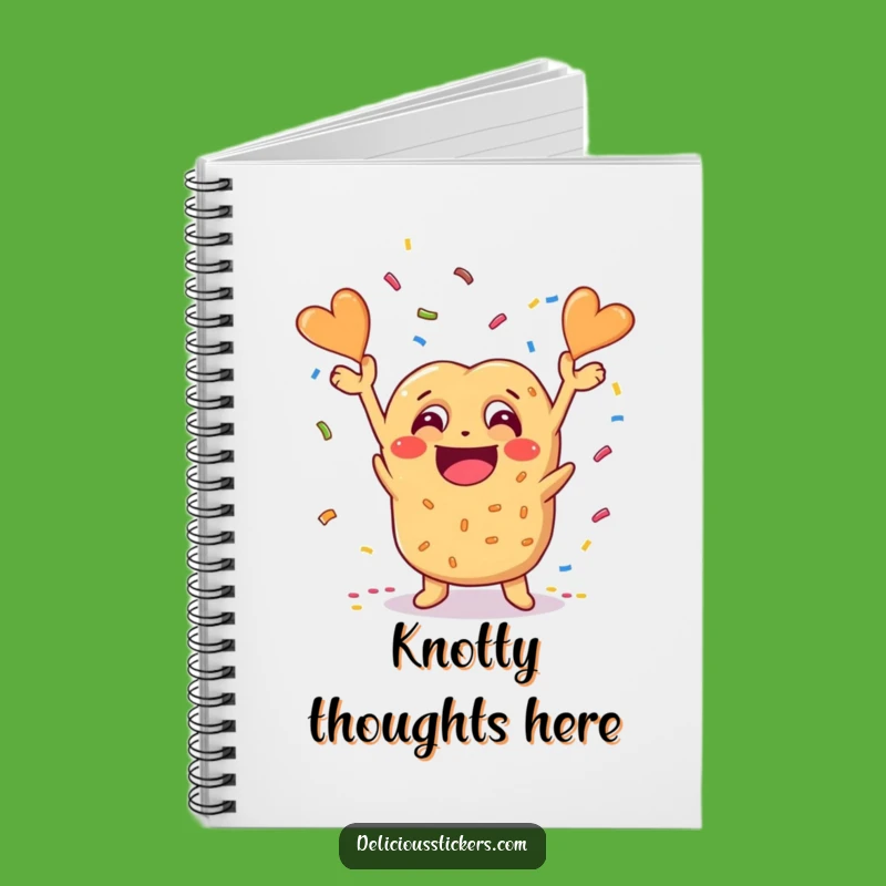 Funny Pretzel Confetti Notebook: Jot Down Ideas with Cheesy and Hilarious Flair