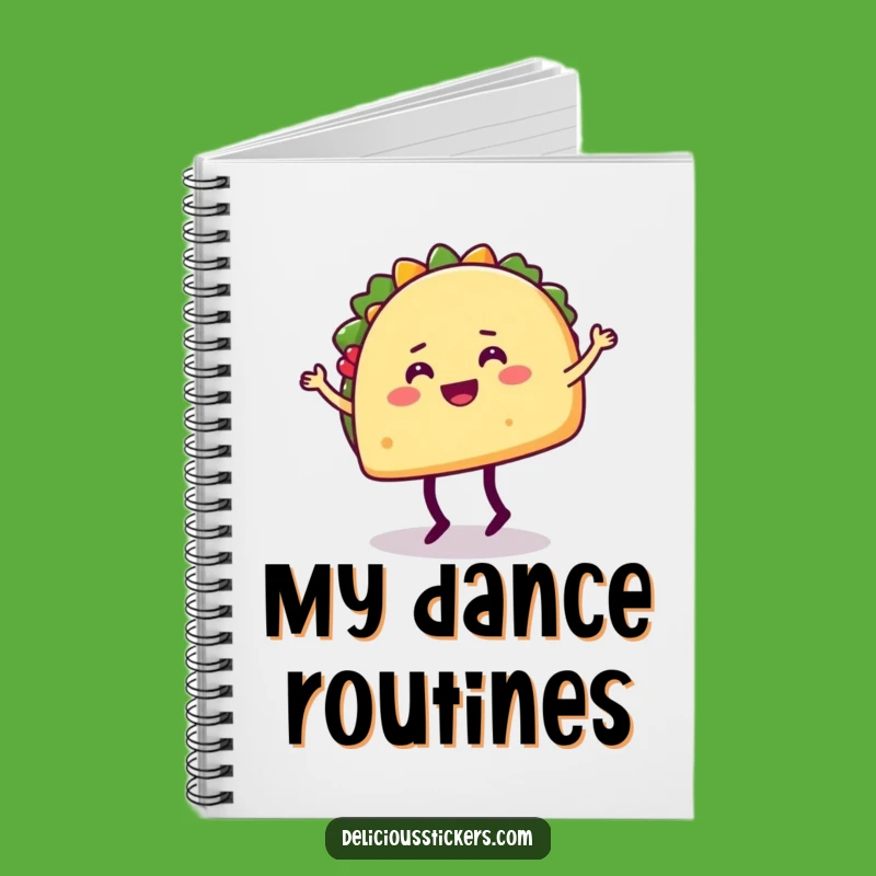 Funny Taco Dance Notebook - Hilarious Stationery for Festive Ideas