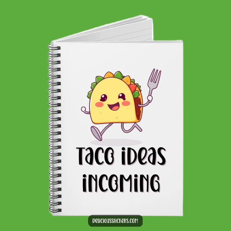 Funny Taco Runner Notebook: Jot Down Ideas with This Hilarious Foodie Journal!