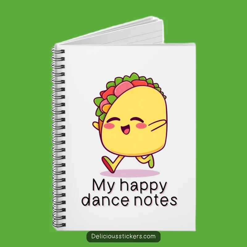 Funny Taco Skip Notebook: Jot Down Ideas with a Hilarious Food Character