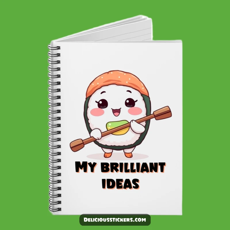 Funny Sushi Balance Notebook: Hilarious Journal for Ideas, Perfect Gift for Planners