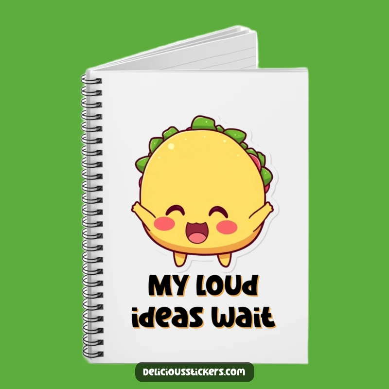 Funny Taco Cheer Notebook - Hilarious Mexican Food Journal for Notes!