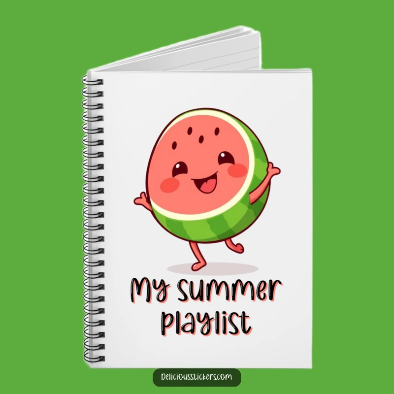 Funny Watermelon Dance Notebook: Jot Down Ideas with Fruity Fun
