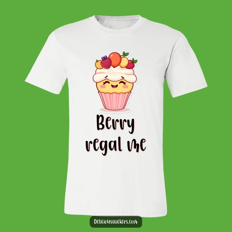 Funny Cupcake Crown T-Shirt: Wear Your Sweetness and Humor Hilariously