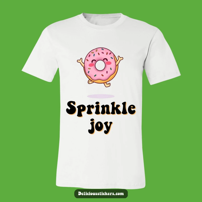 Funny Donut Dance T-Shirt: Sprinkle Fun Tee - Sweet & Comfy!
