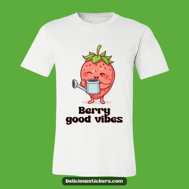 Funny Strawberry Gardener T-Shirt: Wear Your Playful Spirit with This Hilarious Apparel!