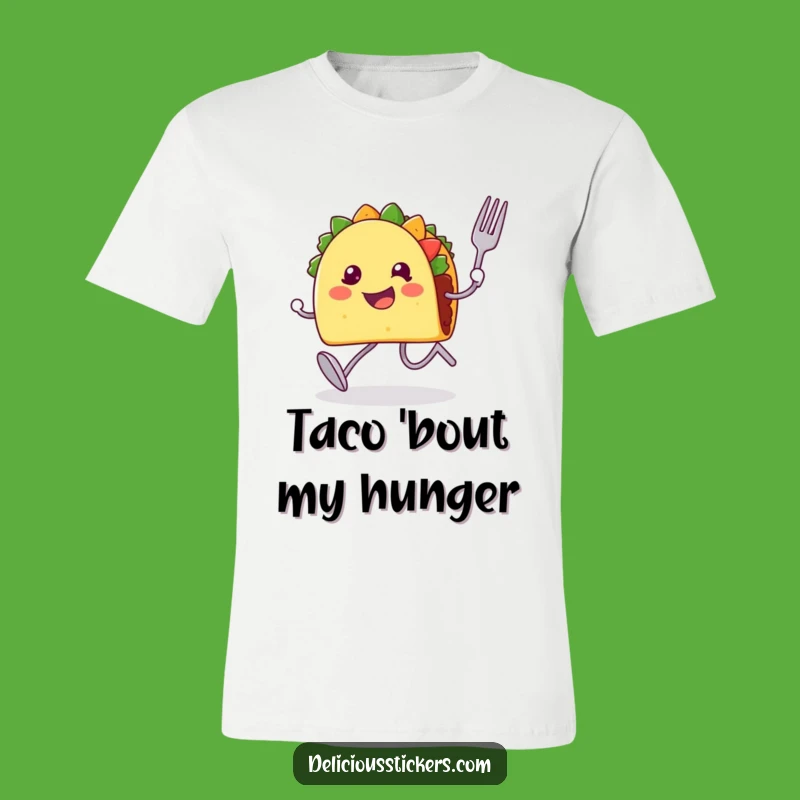 Funny Taco Runner T-Shirt: Hilarious Foodie Apparel for a Joyful, Energetic Style!